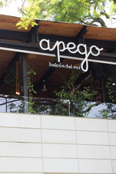 Terraza para eventos en Apego